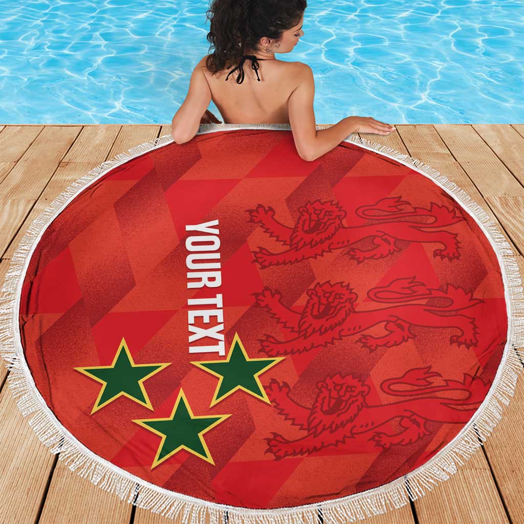 Custom Cayman Islands Football Beach Blanket 2025 Go Champions