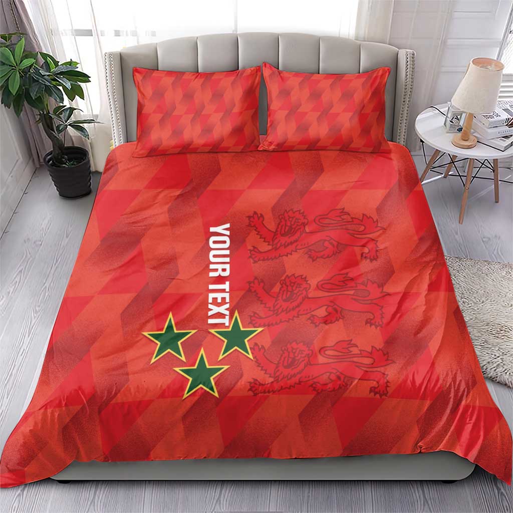 Custom Cayman Islands Football Bedding Set 2025 Go Champions