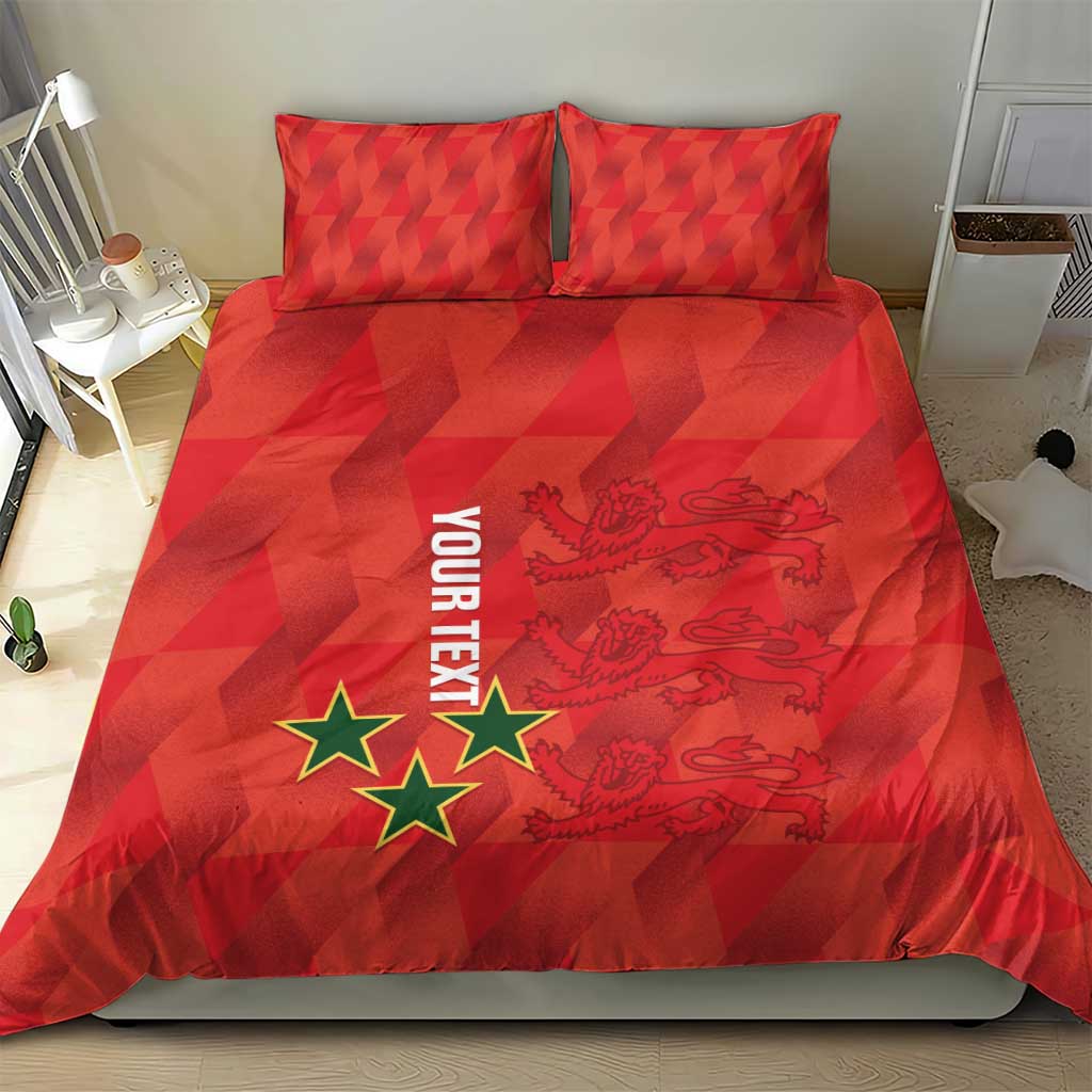 Custom Cayman Islands Football Bedding Set 2025 Go Champions