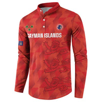 Custom Cayman Islands Football Button Sweatshirt 2025 Go Champions - Wonder Print Shop