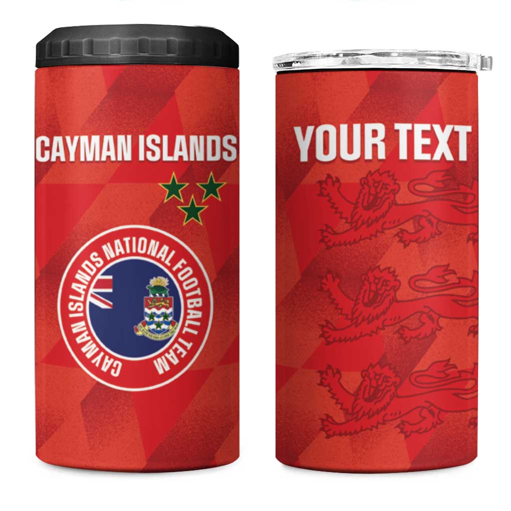 Custom Cayman Islands Football 4 in 1 Can Cooler Tumbler 2025 Go Champions