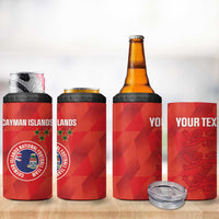 Custom Cayman Islands Football 4 in 1 Can Cooler Tumbler 2025 Go Champions