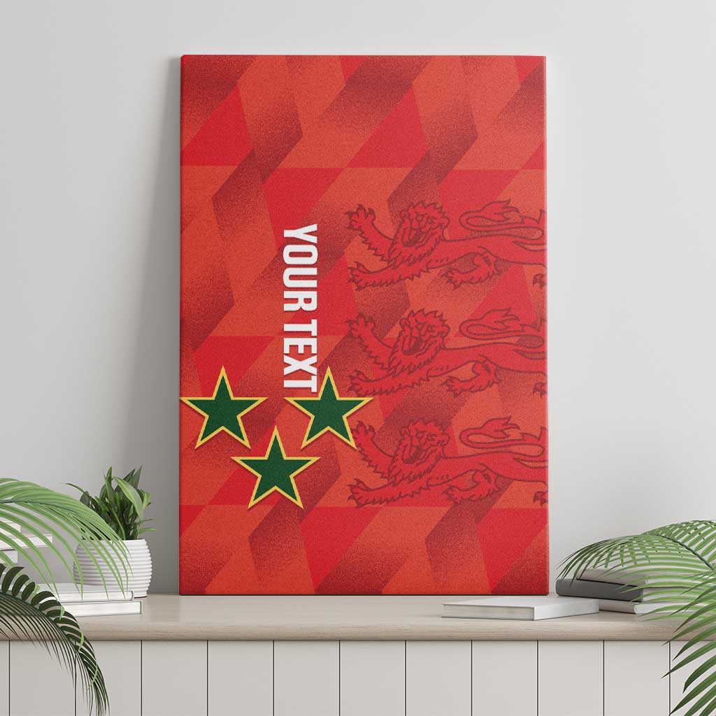 Custom Cayman Islands Football Canvas Wall Art 2025 Go Champions - Wonder Print Shop