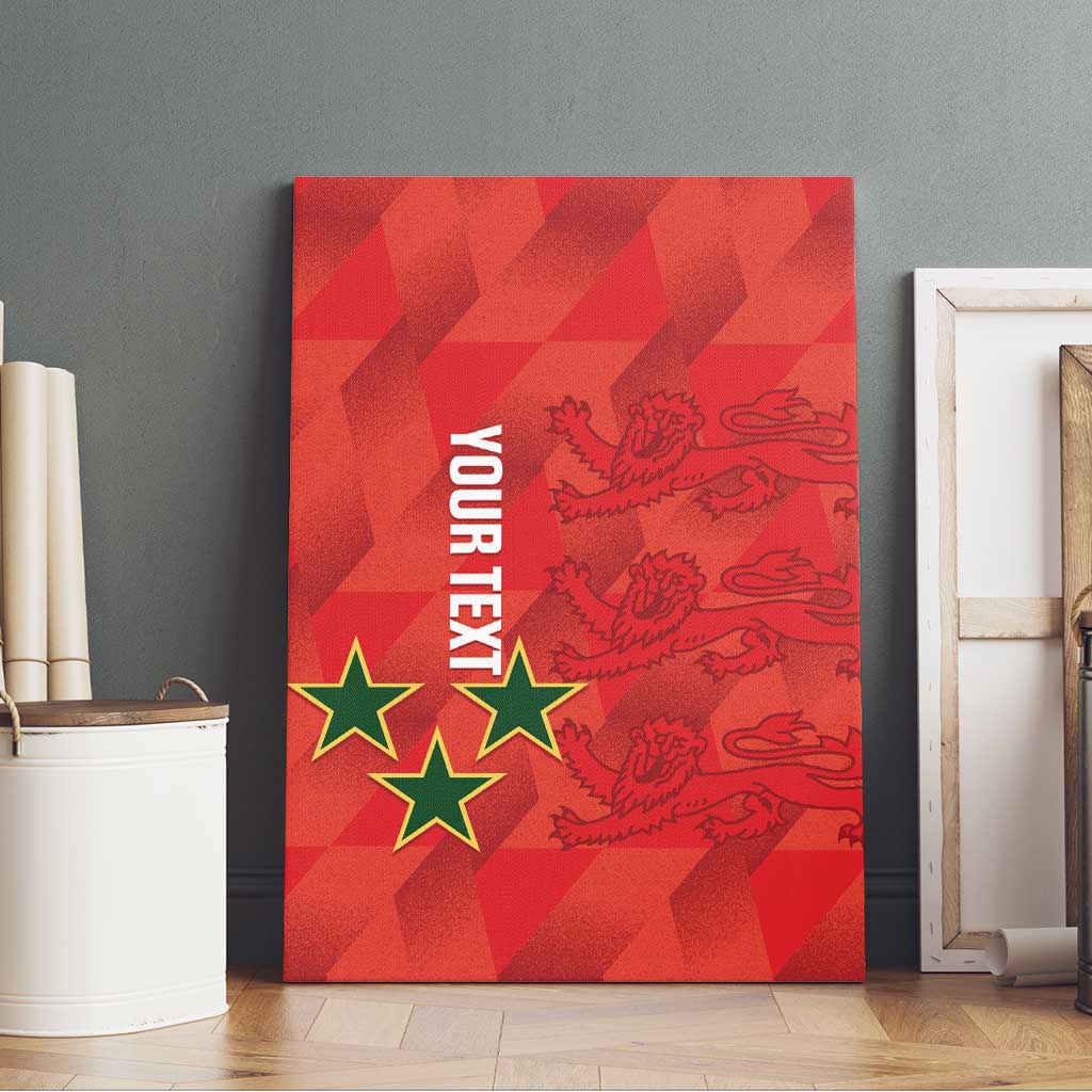 Custom Cayman Islands Football Canvas Wall Art 2025 Go Champions - Wonder Print Shop