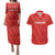Custom Cayman Islands Football Couples Matching Puletasi and Hawaiian Shirt 2025 Go Champions