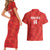 Custom Cayman Islands Football Couples Matching Short Sleeve Bodycon Dress and Hawaiian Shirt 2025 Go Champions