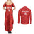 Custom Cayman Islands Football Couples Matching Summer Maxi Dress and Long Sleeve Button Shirt 2025 Go Champions