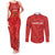 Custom Cayman Islands Football Couples Matching Tank Maxi Dress and Long Sleeve Button Shirt 2025 Go Champions