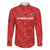 Custom Cayman Islands Football Family Matching Off The Shoulder Long Sleeve Dress and Hawaiian Shirt 2025 Go Champions
