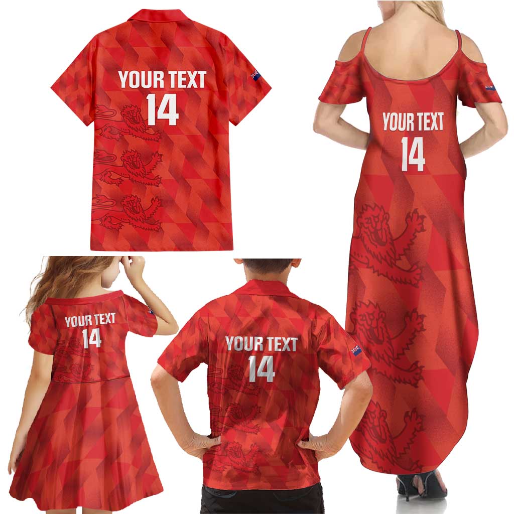 Custom Cayman Islands Football Family Matching Summer Maxi Dress and Hawaiian Shirt 2025 Go Champions - Wonder Print Shop