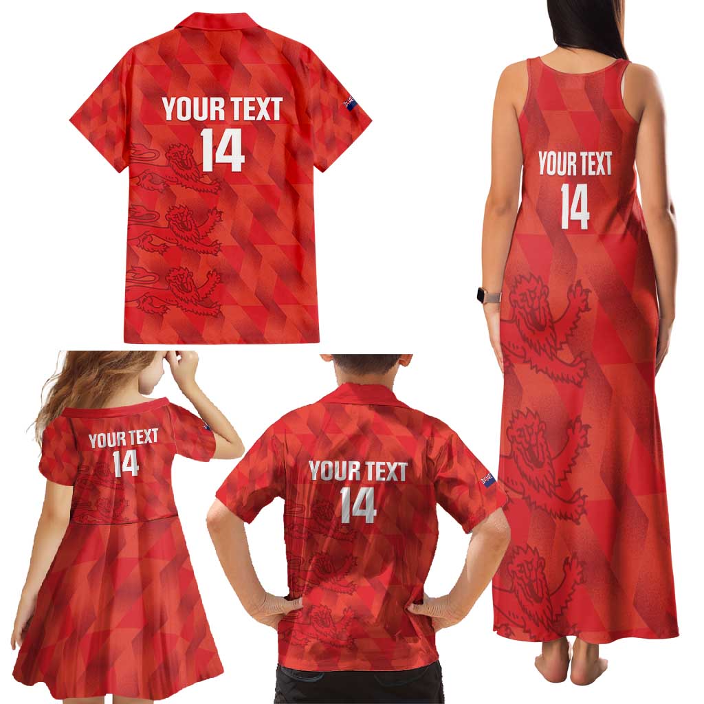 Custom Cayman Islands Football Family Matching Tank Maxi Dress and Hawaiian Shirt 2025 Go Champions - Wonder Print Shop