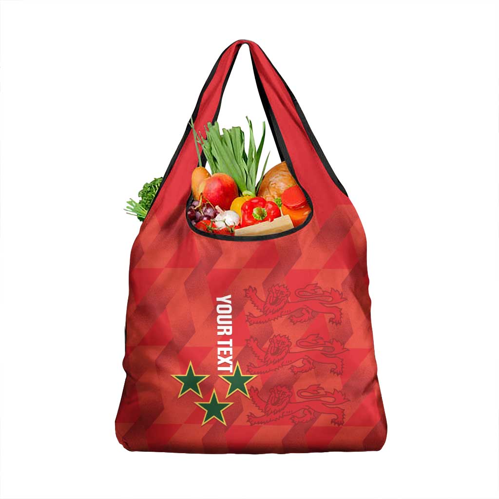Custom Cayman Islands Football Grocery Bag 2025 Go Champions