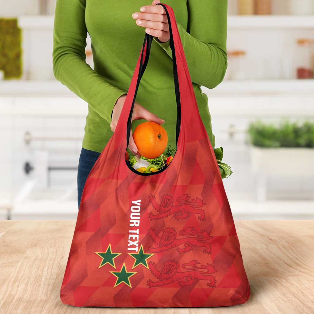 Custom Cayman Islands Football Grocery Bag 2025 Go Champions