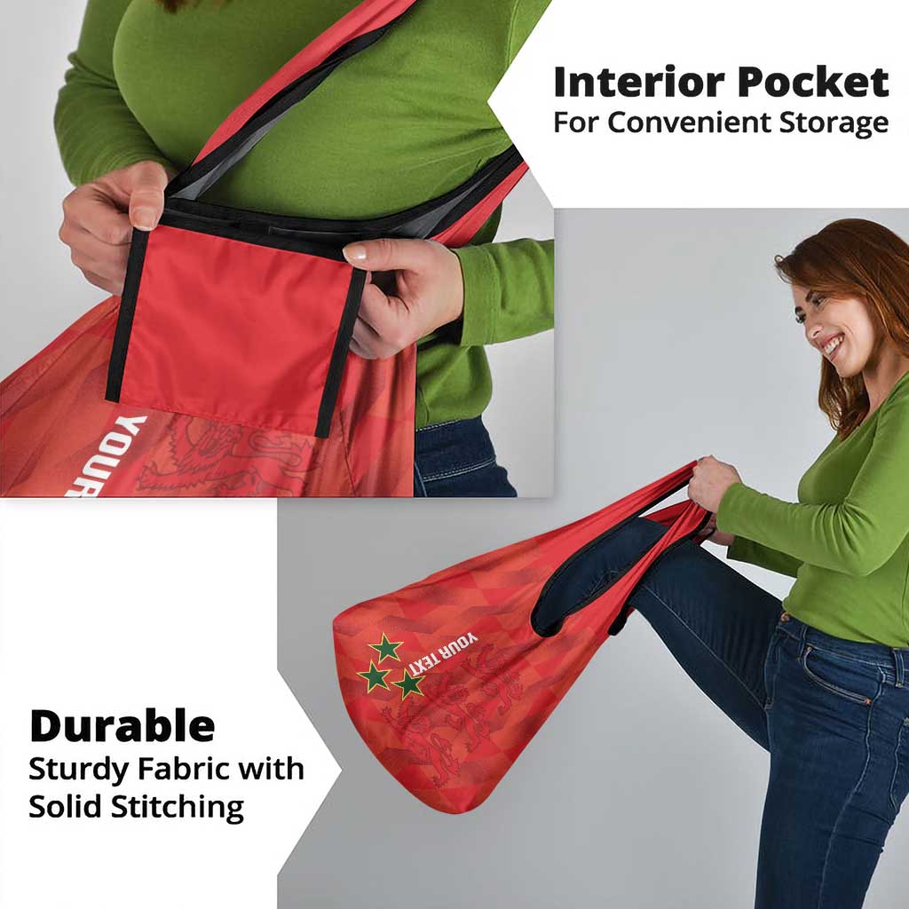 Custom Cayman Islands Football Grocery Bag 2025 Go Champions