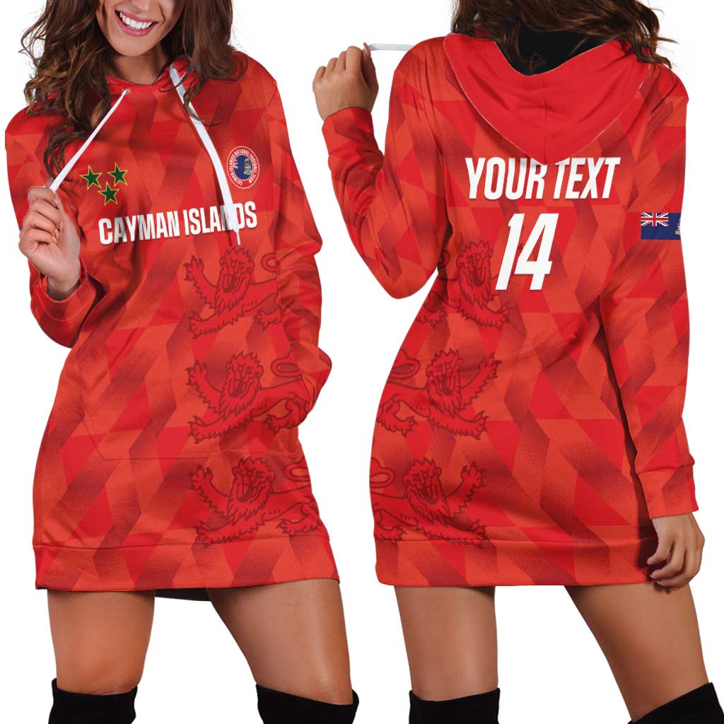 Custom Cayman Islands Football Hoodie Dress 2025 Go Champions - Wonder Print Shop