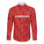 Custom Cayman Islands Football Long Sleeve Button Shirt 2025 Go Champions