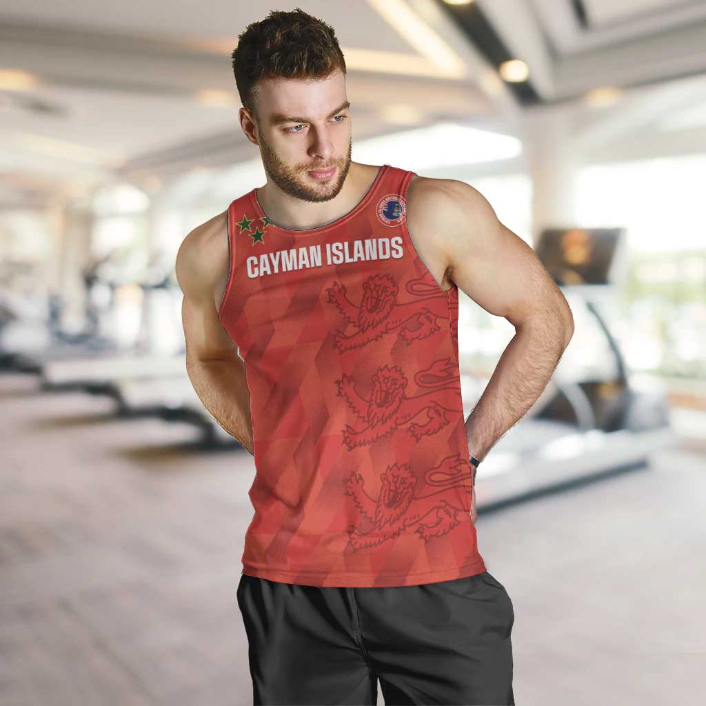 Custom Cayman Islands Football Men Tank Top 2025 Go Champions - Wonder Print Shop