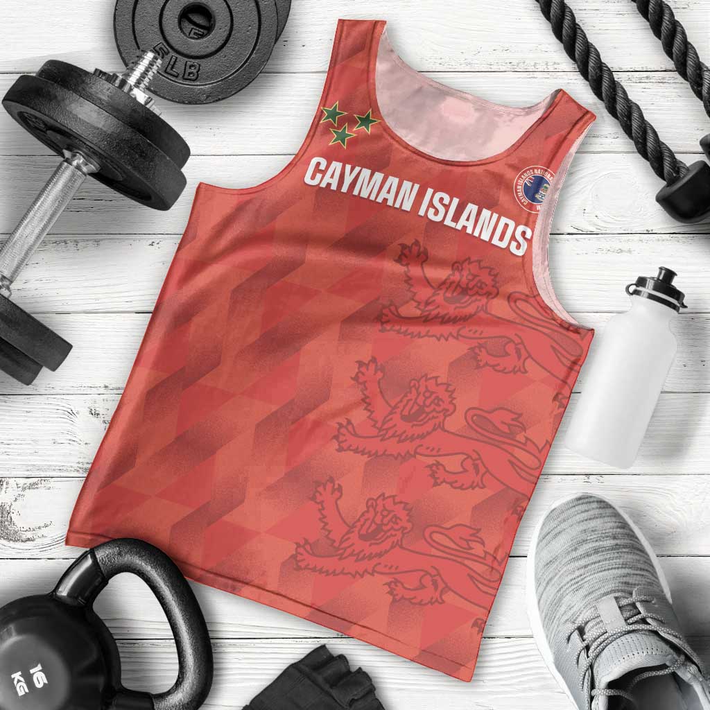 Custom Cayman Islands Football Men Tank Top 2025 Go Champions - Wonder Print Shop