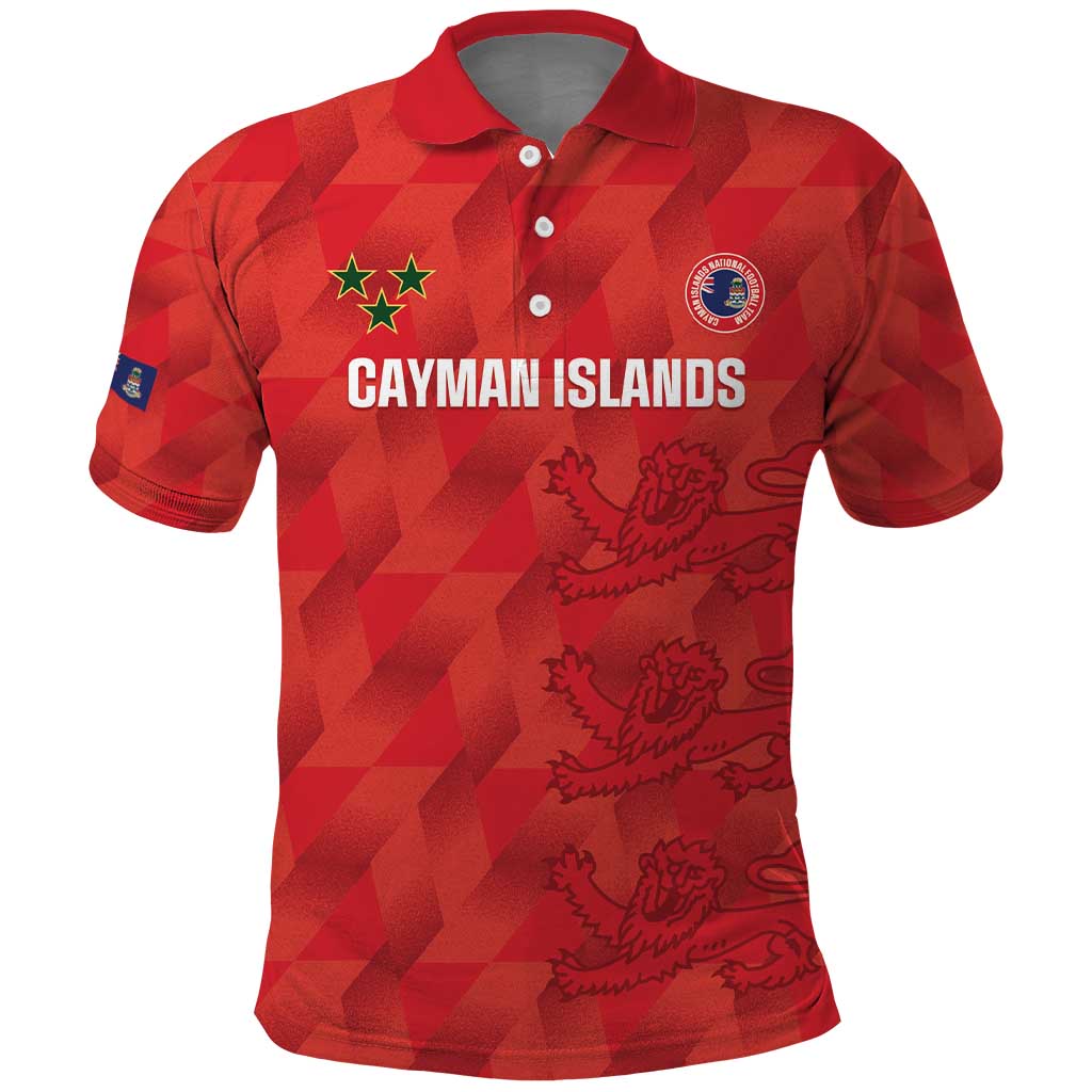 Custom Cayman Islands Football Polo Shirt 2025 Go Champions - Wonder Print Shop