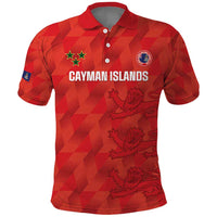 Custom Cayman Islands Football Polo Shirt 2025 Go Champions - Wonder Print Shop