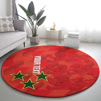 Custom Cayman Islands Football Round Carpet 2025 Go Champions - Wonder Print Shop