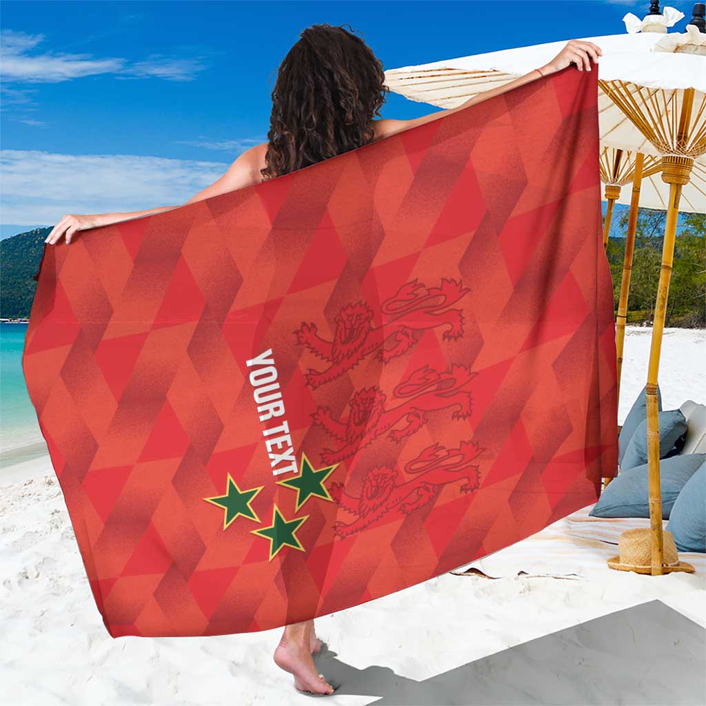 Custom Cayman Islands Football Sarong 2025 Go Champions - Wonder Print Shop