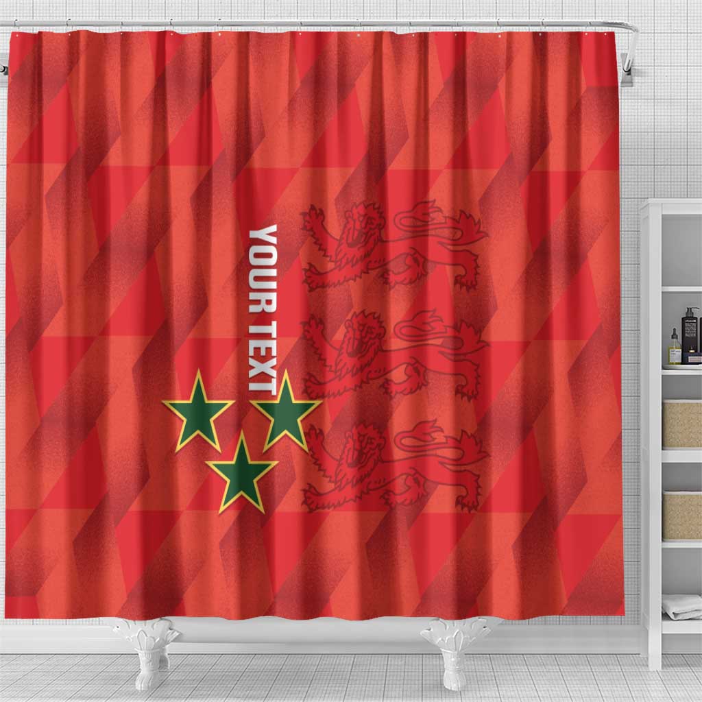 Custom Cayman Islands Football Shower Curtain 2025 Go Champions - Wonder Print Shop