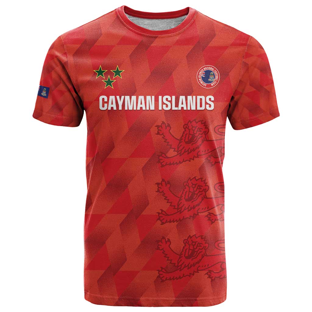 Custom Cayman Islands Football T Shirt 2025 Go Champions - Wonder Print Shop