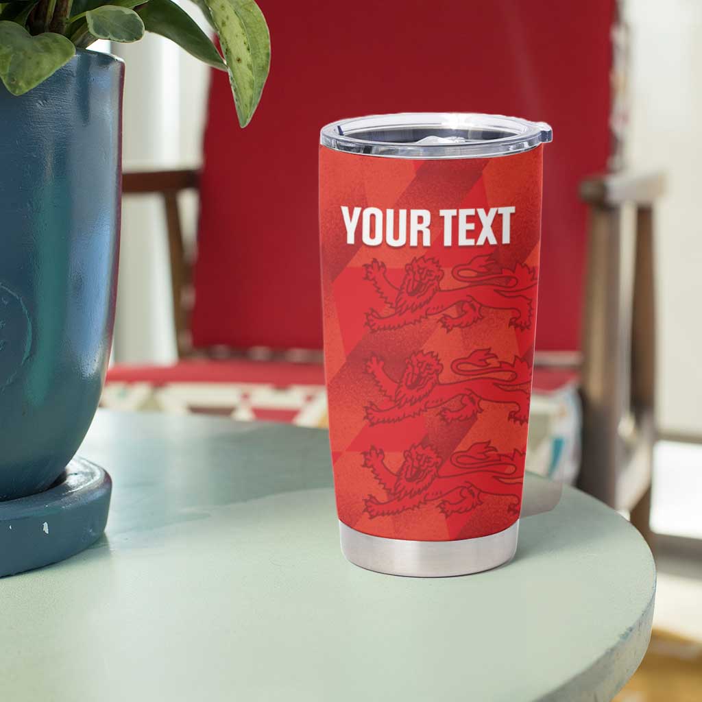 Custom Cayman Islands Football Tumbler Cup 2025 Go Champions - Wonder Print Shop