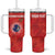 Custom Cayman Islands Football Tumbler With Handle 2025 Go Champions - Wonder Print Shop