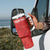 Custom Cayman Islands Football Tumbler With Handle 2025 Go Champions - Wonder Print Shop