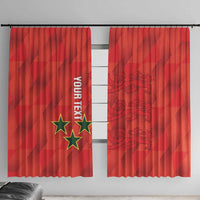 Custom Cayman Islands Football Window Curtain 2025 Go Champions - Wonder Print Shop