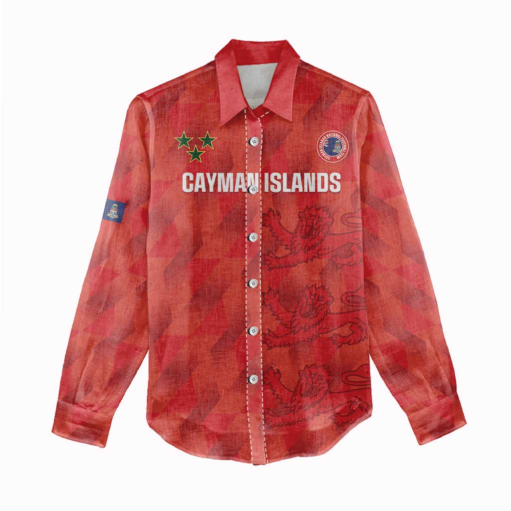 Custom Cayman Islands Football Women Casual Shirt 2025 Go Champions - Wonder Print Shop