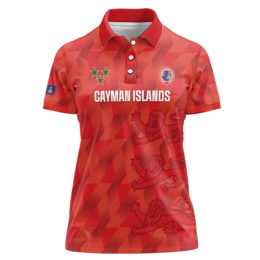 Custom Cayman Islands Football Women Polo Shirt 2025 Go Champions - Wonder Print Shop
