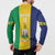 Custom Saint Vincent and the Grenadines Football Button Sweatshirt Go Champions Vincy Heat - Wonder Print Shop
