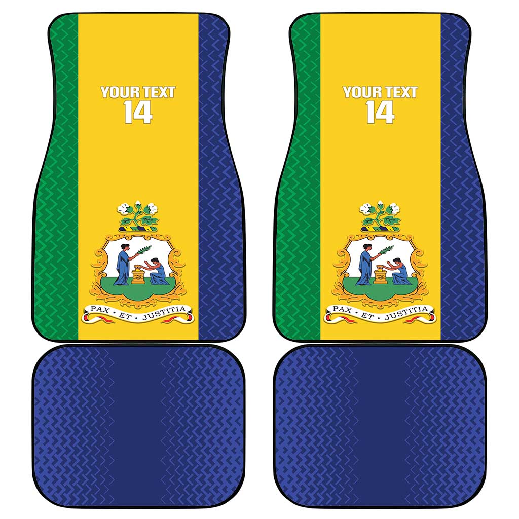 Custom Saint Vincent and the Grenadines Football Car Mats Go Champions Vincy Heat - Wonder Print Shop