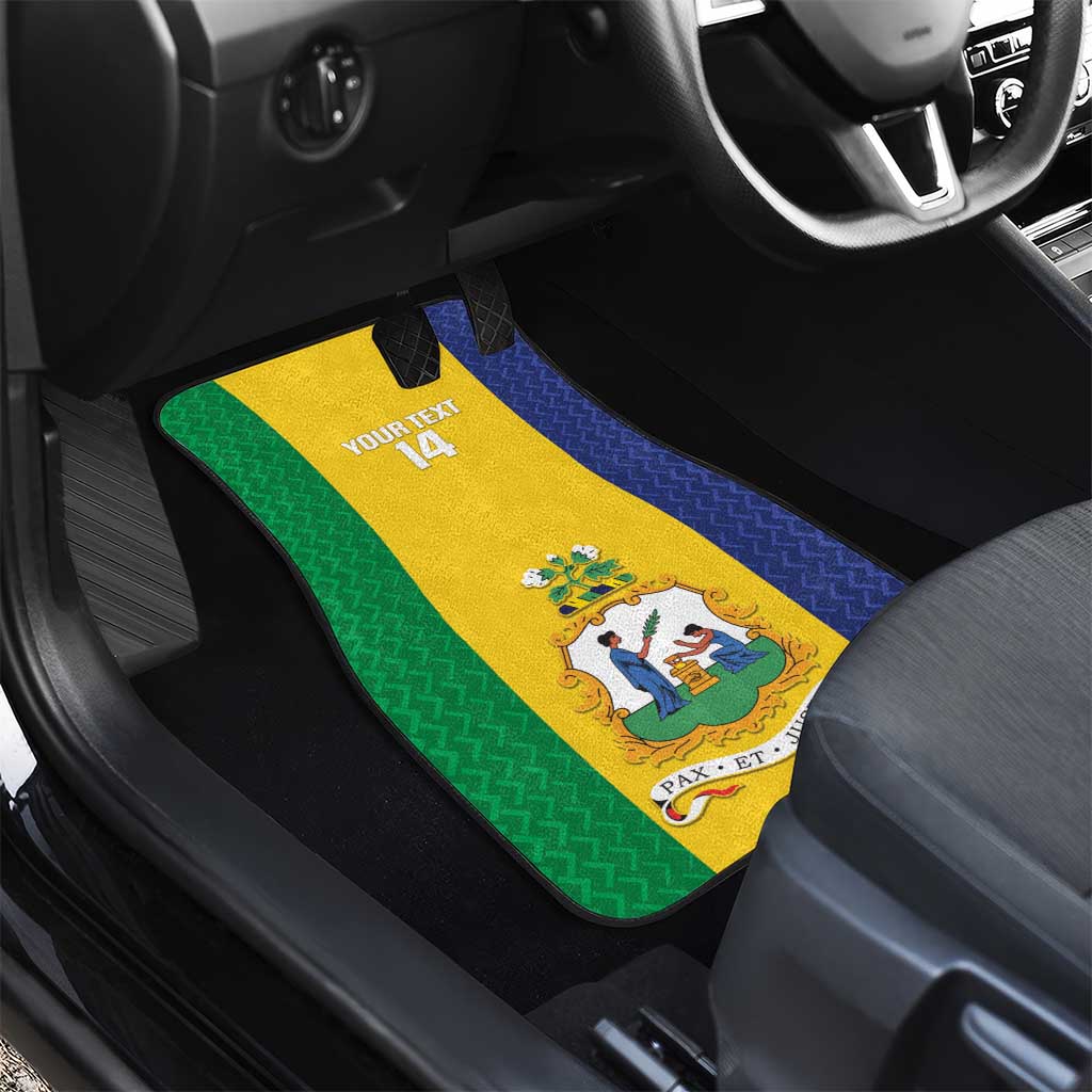 Custom Saint Vincent and the Grenadines Football Car Mats Go Champions Vincy Heat - Wonder Print Shop