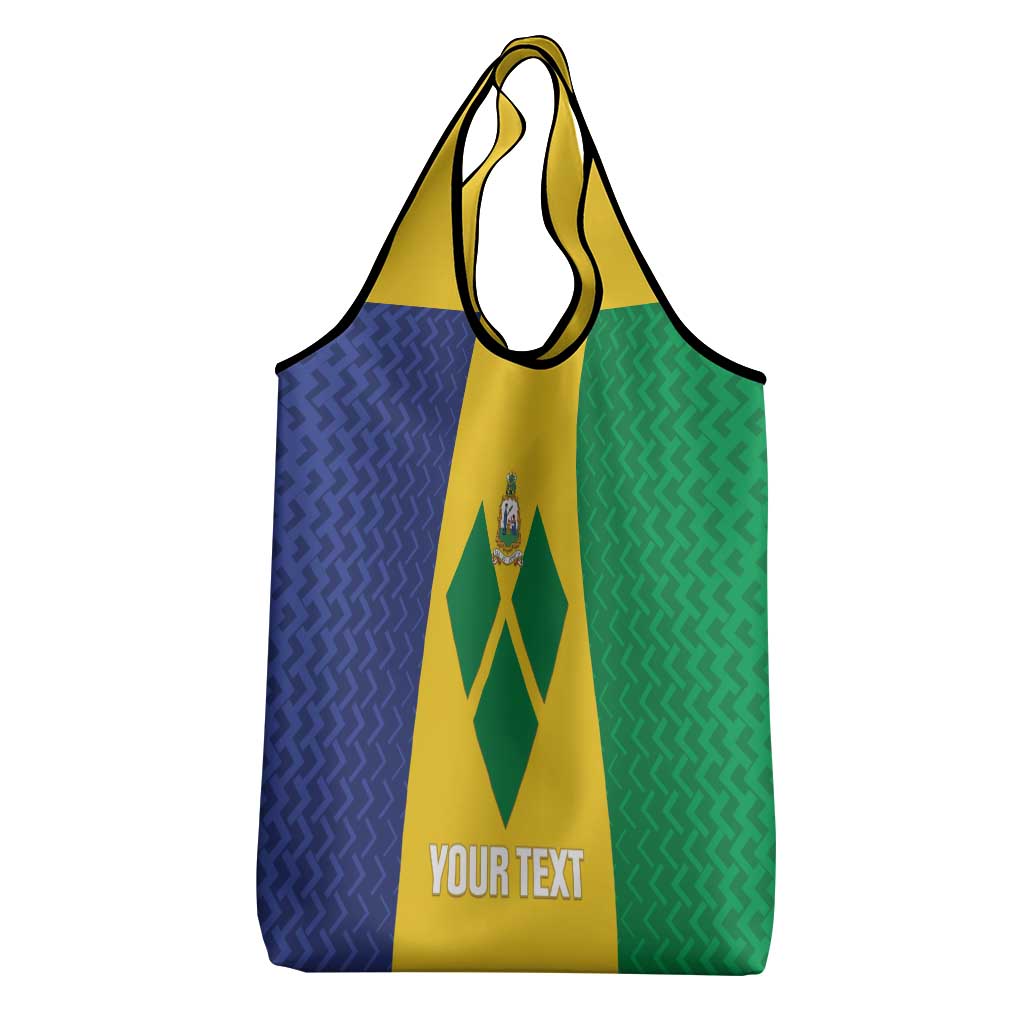 Custom Saint Vincent and the Grenadines Football Grocery Bag Go Champions Vincy Heat