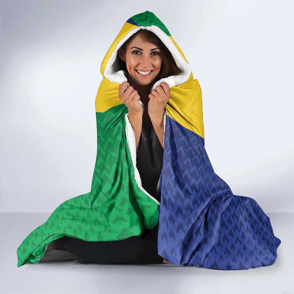 Custom Saint Vincent and the Grenadines Football Hooded Blanket Go Champions Vincy Heat - Wonder Print Shop