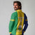 Custom Saint Vincent and the Grenadines Football Long Sleeve Polo Shirt Go Champions Vincy Heat - Wonder Print Shop