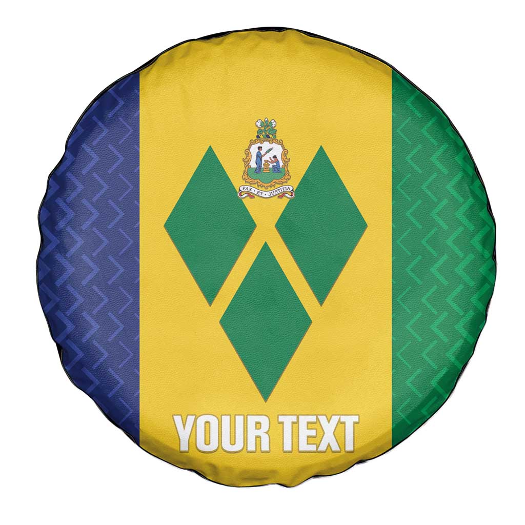 Custom Saint Vincent and the Grenadines Football Spare Tire Cover Go Champions Vincy Heat - Wonder Print Shop