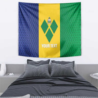 Custom Saint Vincent and the Grenadines Football Tapestry Go Champions Vincy Heat - Wonder Print Shop