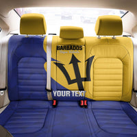 Custom Barbados Football Back Car Seat Cover Go Champions Bajan Tridents