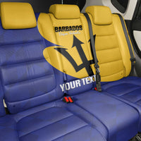 Custom Barbados Football Back Car Seat Cover Go Champions Bajan Tridents