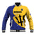 Custom Barbados Football Baseball Jacket Go Champions Bajan Tridents