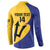 Custom Barbados Football Button Sweatshirt Go Champions Bajan Tridents - Wonder Print Shop