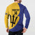 Custom Barbados Football Button Sweatshirt Go Champions Bajan Tridents - Wonder Print Shop