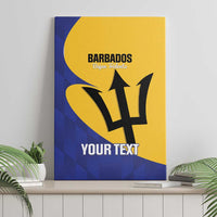 Custom Barbados Football Canvas Wall Art Go Champions Bajan Tridents - Wonder Print Shop