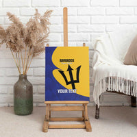 Custom Barbados Football Canvas Wall Art Go Champions Bajan Tridents - Wonder Print Shop