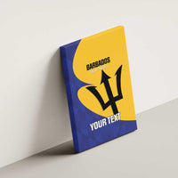 Custom Barbados Football Canvas Wall Art Go Champions Bajan Tridents - Wonder Print Shop